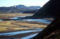 View across the Markarflj&oacute;t [Markarfljot] river at Laufafell, Iceland